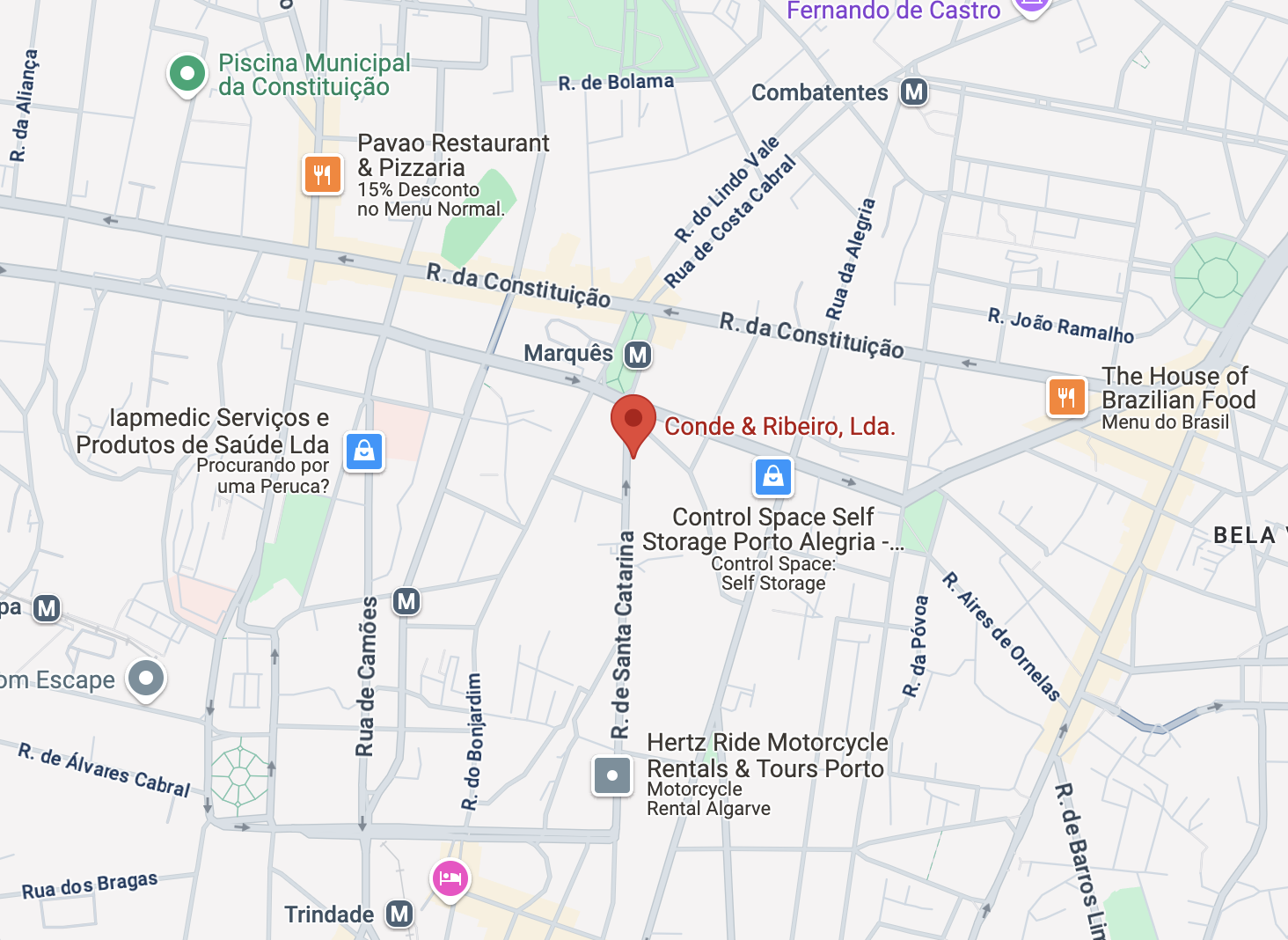 Mapa de localização